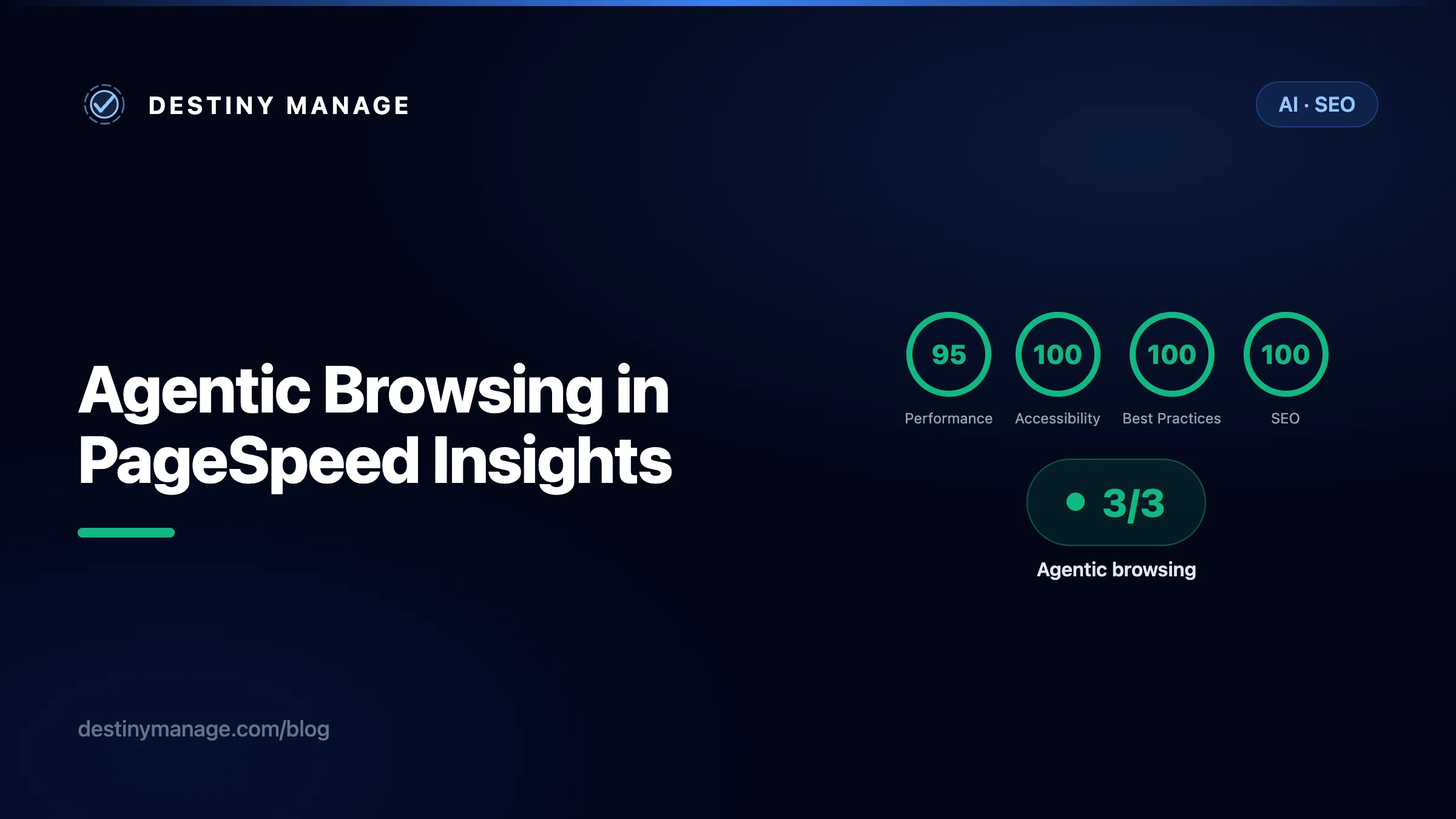 Thumbnail for Agentic Browsing in PageSpeed Insights: What Google's New Category Means for Your Site