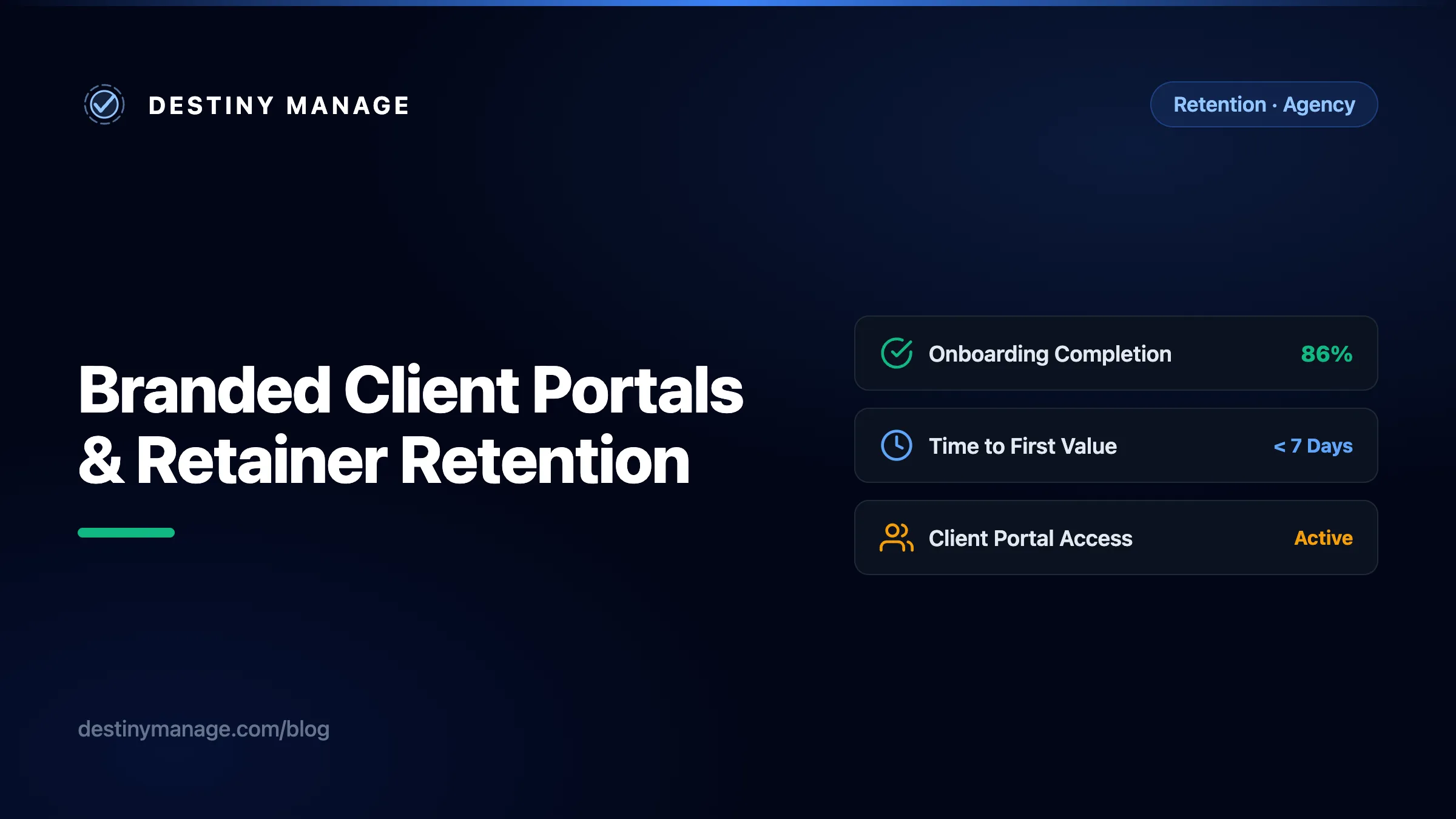 Thumbnail for The First 90 Days: How Branded Client Portals Protect Agency Retainers from Early Churn
