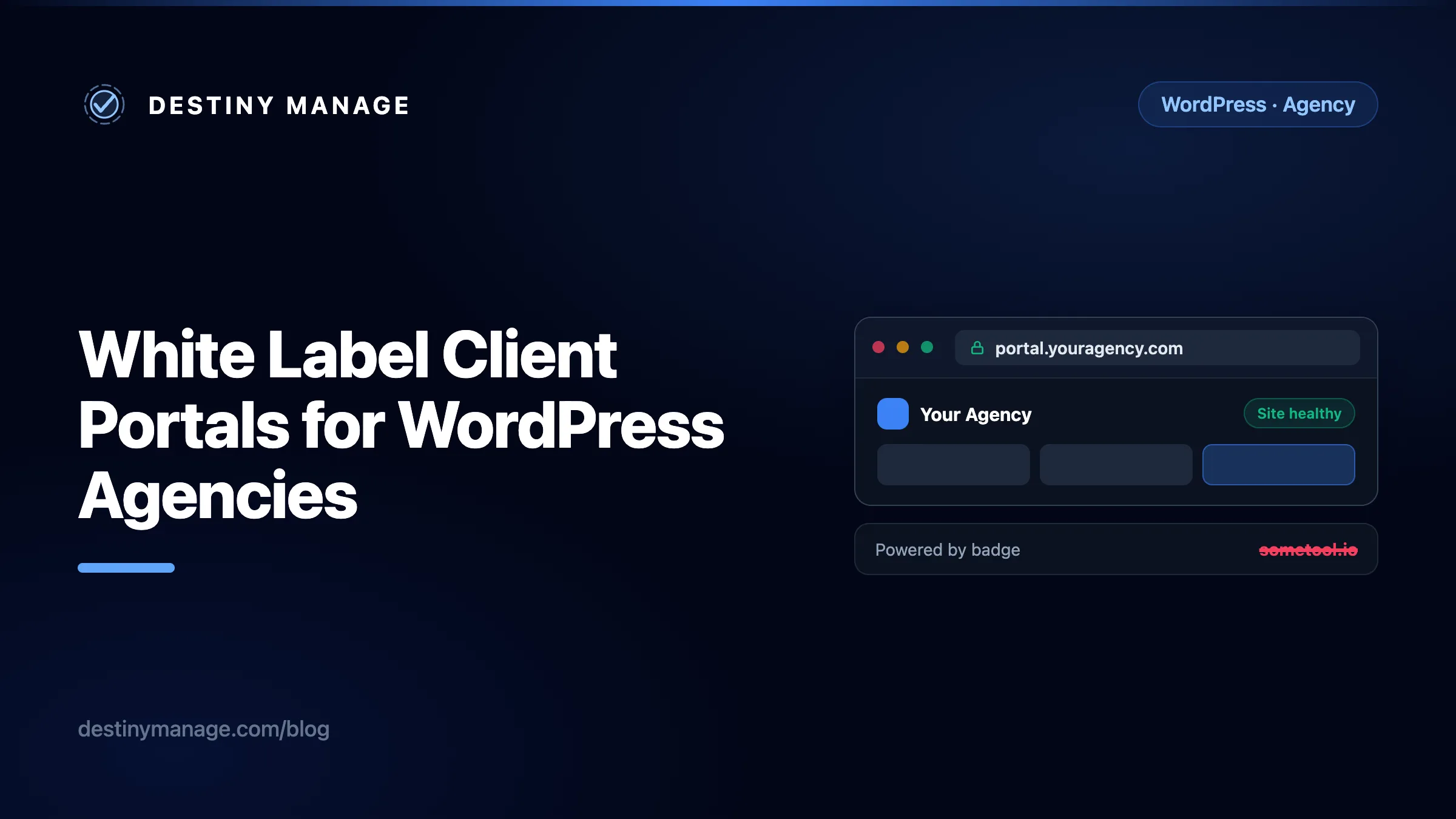 Thumbnail for White Label Client Portals for WordPress Agencies: The Complete Setup Guide
